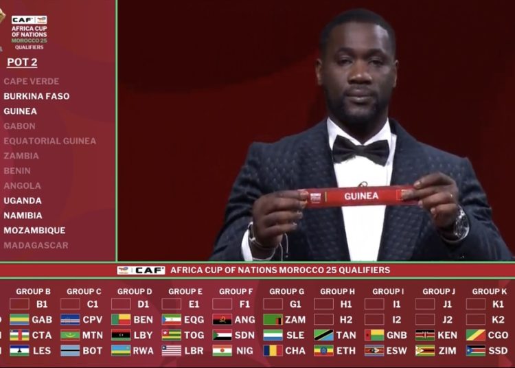 Éliminatoires CAN 2024 : La Guinée logée dans le groupe H