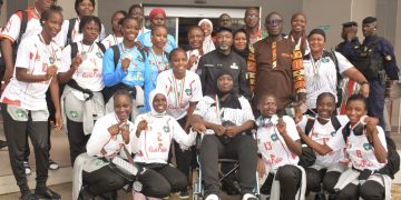 Handball : Les cadettes guinéennes de retour à Conakry après une performance historique